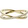 Fossil Edelstahl Ring - Gold/Transparent