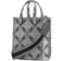 Michael Kors Gigi Extra Small Empire Logo Jacquard Crossbody Bag - Natural/Black