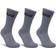 Vans classic crew socks 3 pair pk heather grey one 8.5-12