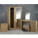 LPD Furniture Door Sliding Mirrored Wardrobe 114x182cm