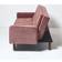 Homescapes Velvet Bed Sofa 197cm 3 Seater