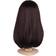 Curly Flat Bangs Medium Length Wigs 20 inch Dark Brown