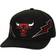 Mitchell & Ness Men's Black Chicago Bulls Hardwood Classics Soul Double Trouble Lightning Snapback Hat