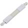 Loops Commercial Track Light Flexible Connector 300mm Length White Pc