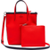 Lacoste Anna Reversible Tote Bag - Marine Rouge