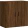 vidaXL 60x31x60cm Brown Oak Wall Cabinet 60x60cm