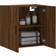 vidaXL 60x31x60cm Brown Oak Wall Cabinet 60x60cm