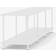 Montana Furniture Free 111000 New White Shelving System 203.4x41.7cm