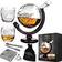 MikaMax Globe Whiskey Carafe 3pcs 0.85L