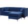 Beliani Timra Blue Sofa 220cm 3 Seater