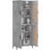 vidaXL High Concrete Gray Storage Cabinet 69.5x180cm