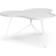Swedese Flower Ash White Glazed Coffee Table 84x90cm