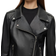 Hugo Boss Larella-2 Oiled-Leather Jacket - Black