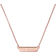 Ted Baker Sparkle Bar Necklace - Rose Gold/Transparent