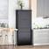 Homcom Freestanding Kitchen Black Storage Cabinet 76.2x183cm