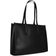 Emporio Armani Palmellato Leather-Finish Shopper Bag - Black