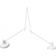 Grupa Products Arigato White Pendant Lamp 22cm