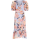 Adrianna Papell Clip Dot Cocktail Dress - Opal/Coral Multi