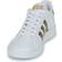 adidas Kid's Grand Court Sustainable Lace - Cloud White/Cloud White/Matte Gold