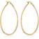 Elements Large Twist Hoop Earrings - Gold