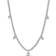 Pandora Sparkling Drop Collier Necklace - Silver/Transparent