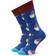 Happy Socks "Candy Cane" Blau gemustert