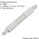 Loops Commercial Track Light Flexible Connector 300mm Length White Pc