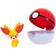 Pokémon PKW3132 Clip'n'Go Balls Fynx & offizieller mit 5cm Figur