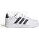 adidas Kid's Breaknet Court Elastic Lace & Top Strap Shoes - Cloud White/Core Black/Core Black