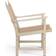 Swedese Caryngo White Pigment/Oak-Leather Natural Armchair 77cm