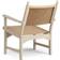 Swedese Caryngo White Pigment/Oak-Leather Natural Armchair 77cm