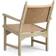 Swedese Caryngo Natural Lacquered Oak/Leather Armchair 77cm