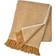 Scandi Living Sandstone Blankets Yellow (180x130cm)