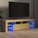 vidaXL Cabinet with Led Lights Sonoma Oak TV Bench 140x40cm