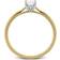 C. W. Sellors Princess Cut Solitaire Ring - Gold/Diamond