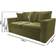 2 Pull Out Olive Green Sofa 165cm 2 Seater