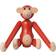 Kay Bojesen Monkey Mini Vintage Red Figurine 9.5cm