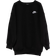 Nike Girl's Sportswear Club Fleece Oversized Sweatshirt - Black/White