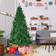 Shatchi Alaskan Pine Black/Green/White Christmas Tree 240cm