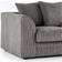 B&Q New Luxor Corner Gray Sofa 212cm 3 Seater