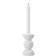 Lyngby Porcelain Tura White Candlestick 14cm