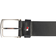 Tommy Hilfiger Denton Flag Logo Leather Belt - Black