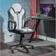 Argos Lunar Ergonomic Office Gaming Chair - Black/White