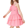 Twinset One-Shoulder Poplin Dress - Shocking Pink