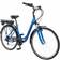 Falcon Glide Electric Hybrid Bike - Blue Unisex