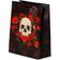 Puckator Skulls and Roses Red Roses Gift Bag Large