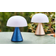 Lexon Mina M LED Dark Blue Table Lamp 11cm
