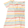 Baby Rainbow Striped Smock Dress - Multi
