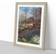 East Urban Home River Landscape Brown/ Grey Framed Art 27x36cm