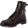 Tommy Hilfiger Buckle Lace Up Boot - Black
